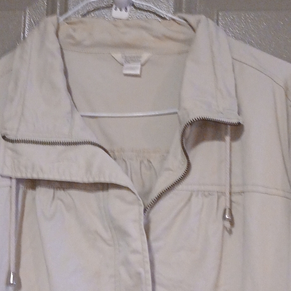 Christopher & Banks Woman Jacket Long Sleeve/Roll Up Size L - Picture 10 of 16